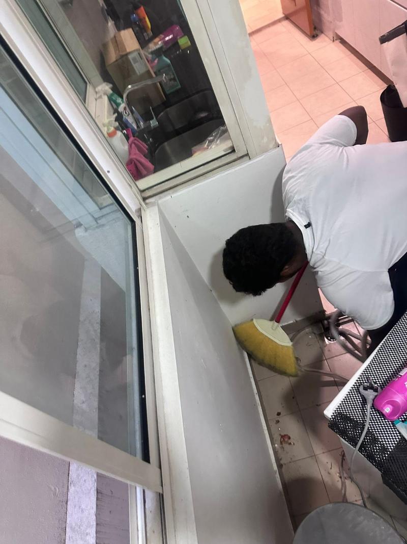 Cleaning team